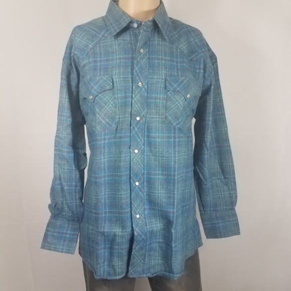 Other - 60's Vintage CHAMPION WESTERN Wool Cowboy Shirt